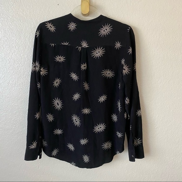 Equipment Ava silk black blouse size small - Picture 12 of 12